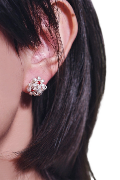 其他海岸花 S925 耳環 B4467