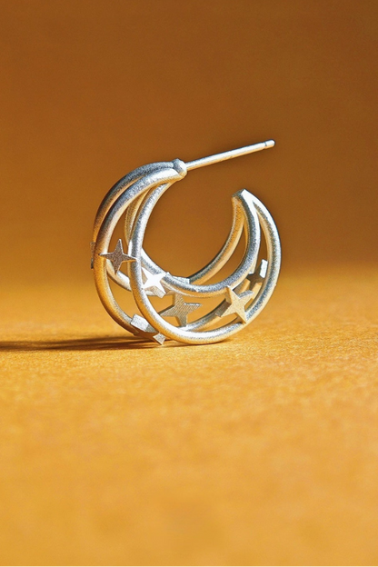 月光莫比烏斯之夢 S925 耳環 B4468