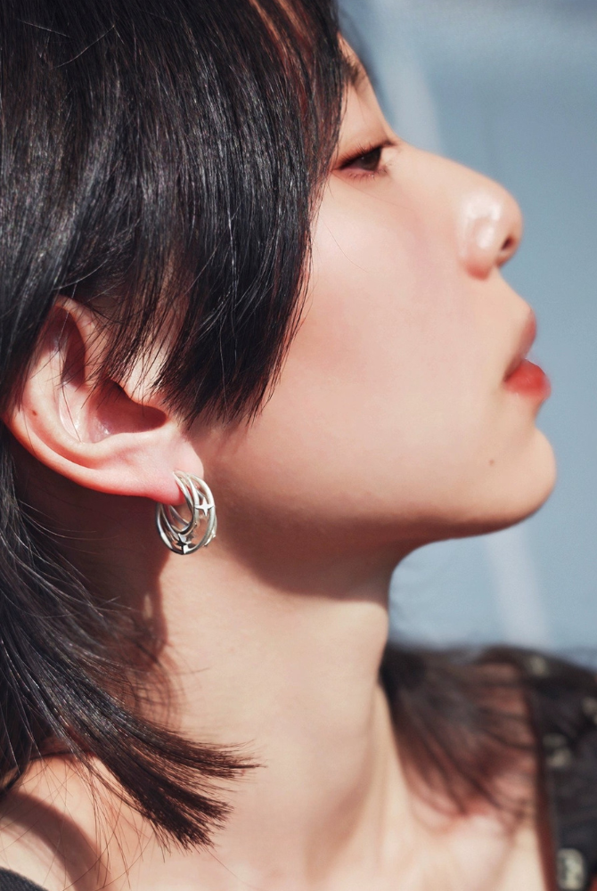 月光莫比烏斯之夢 S925 耳環 B4468