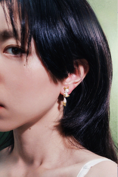 Little Fox Wagging Tail S925 Earrings B4471