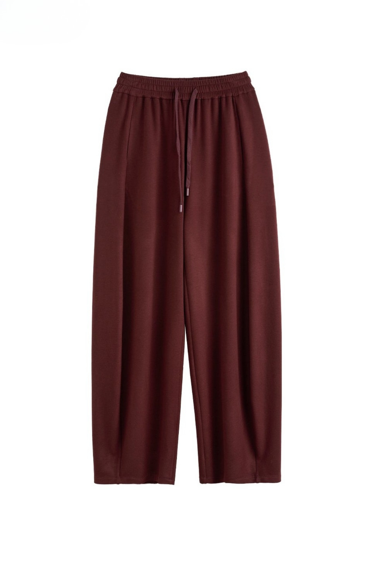 ブラックテクノロジーシンプルゴムウエストワイドパンツ　B4483