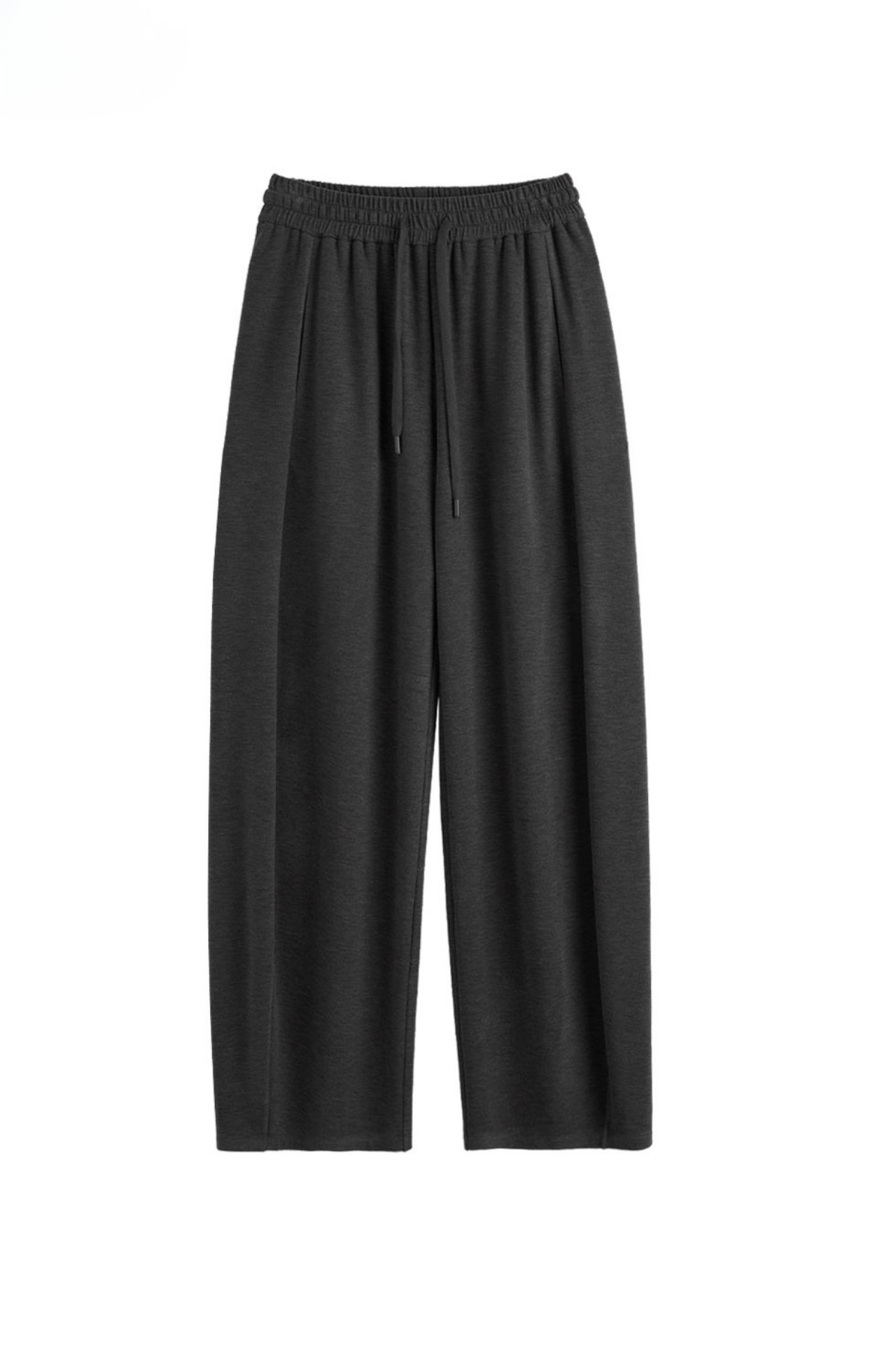 ブラックテクノロジーシンプルゴムウエストワイドパンツ　B4483