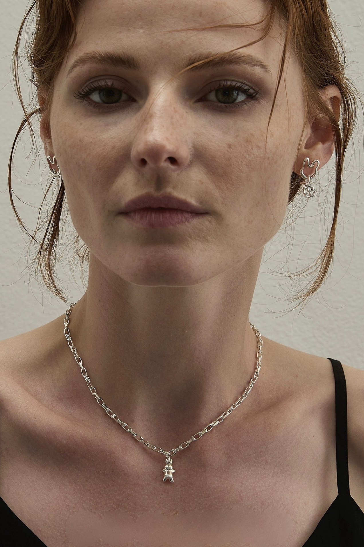 S925 Rabbit Pendant Necklace B4496