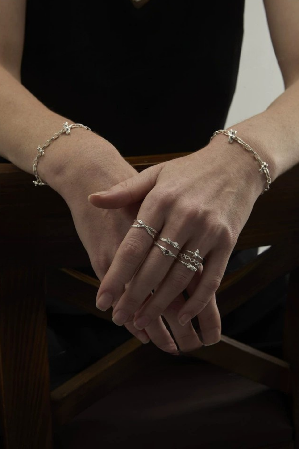 S925 獨特兔子戒指/兔子手鍊 B4498