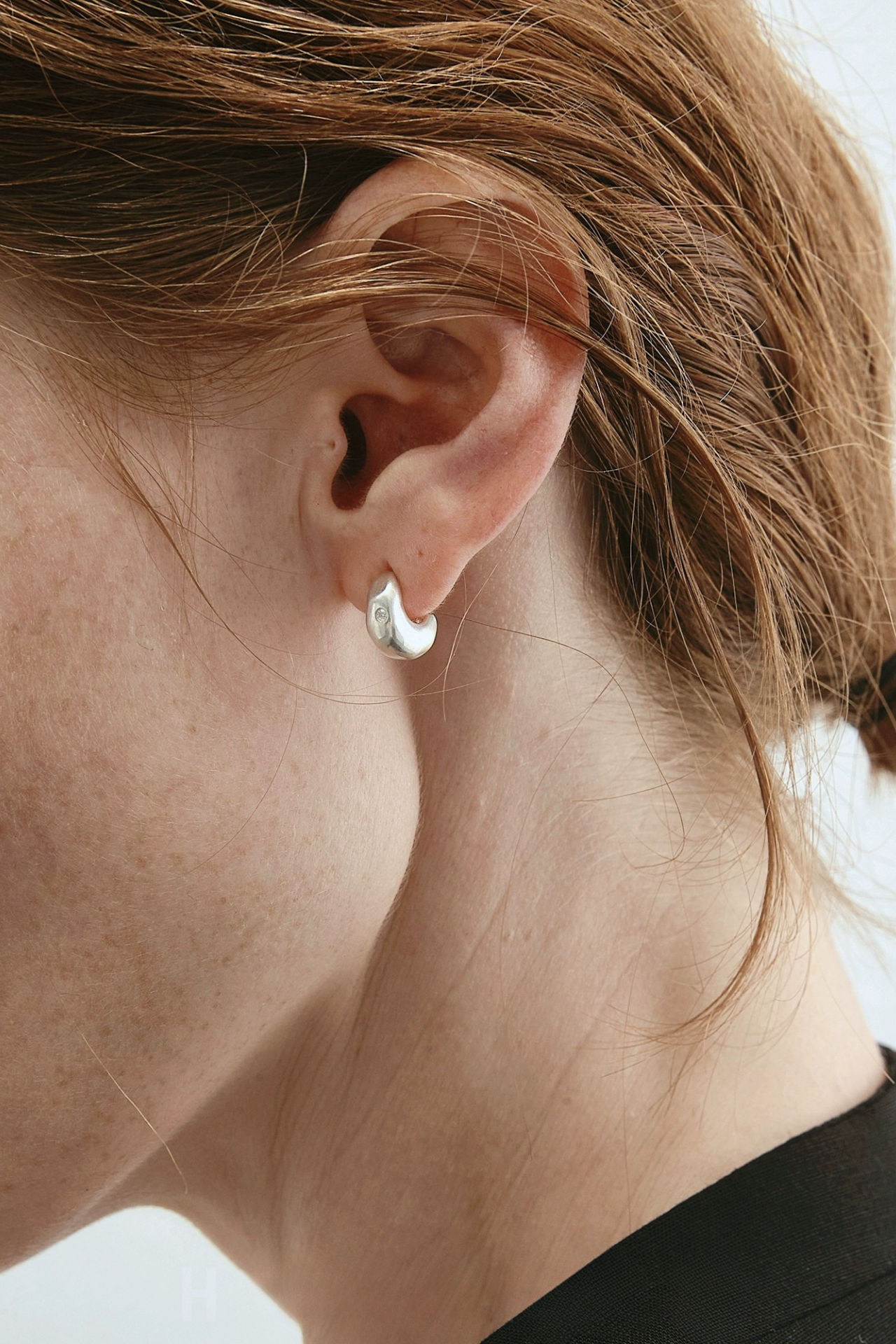 S925 簡約耳環與耳夾 B4499