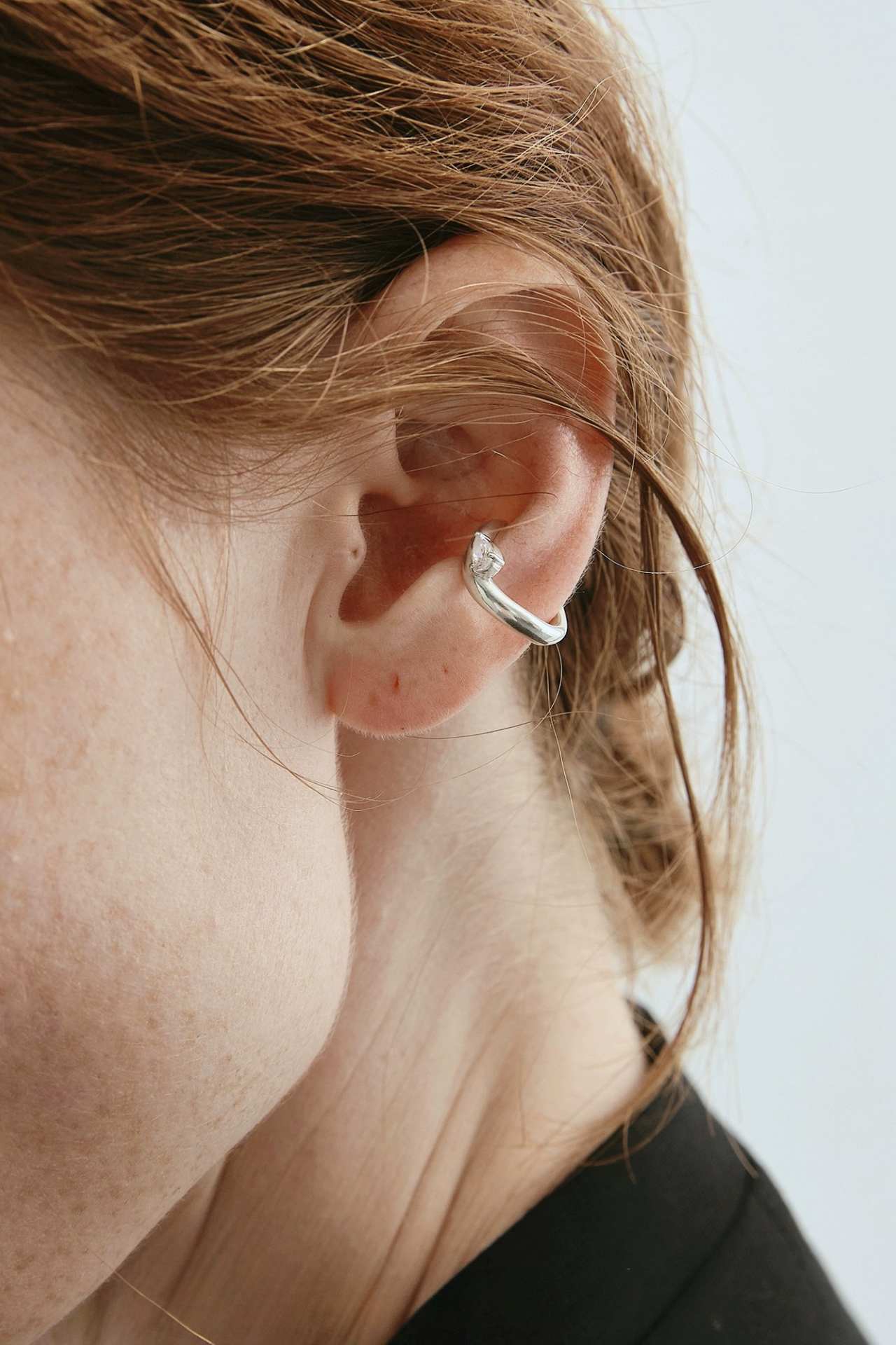 S925 簡約耳環與耳夾 B4499