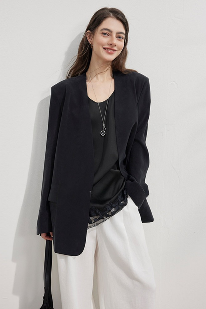 Acetate U-Neck Tank Top B4753