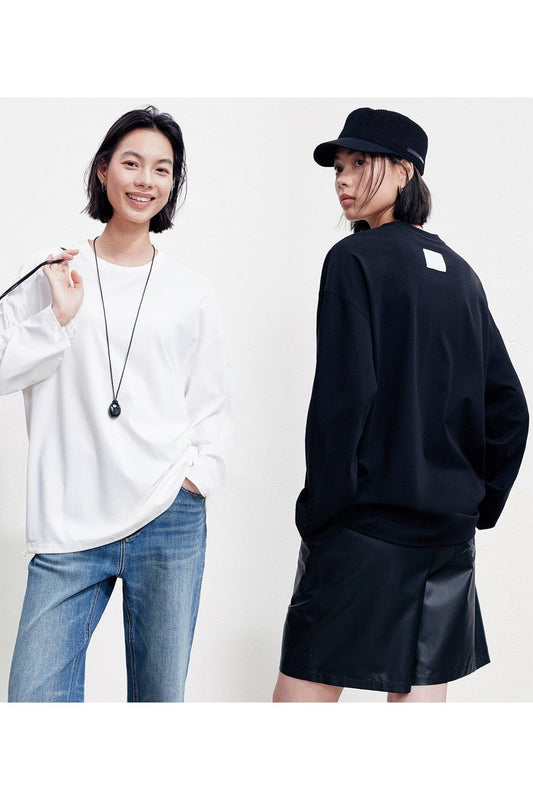 ドローコード2WAYシルエット長袖Tシャツ　B4987