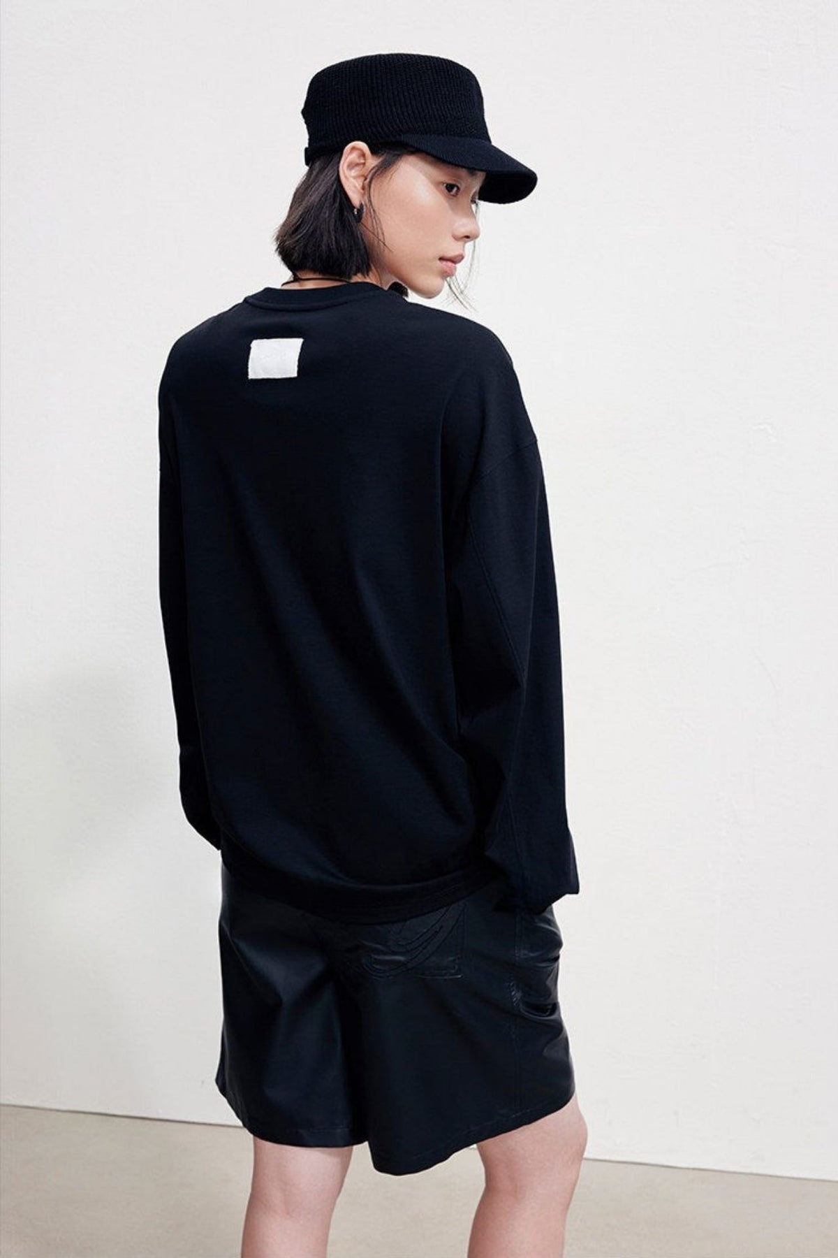 ドローコード2WAYシルエット長袖Tシャツ　B4987