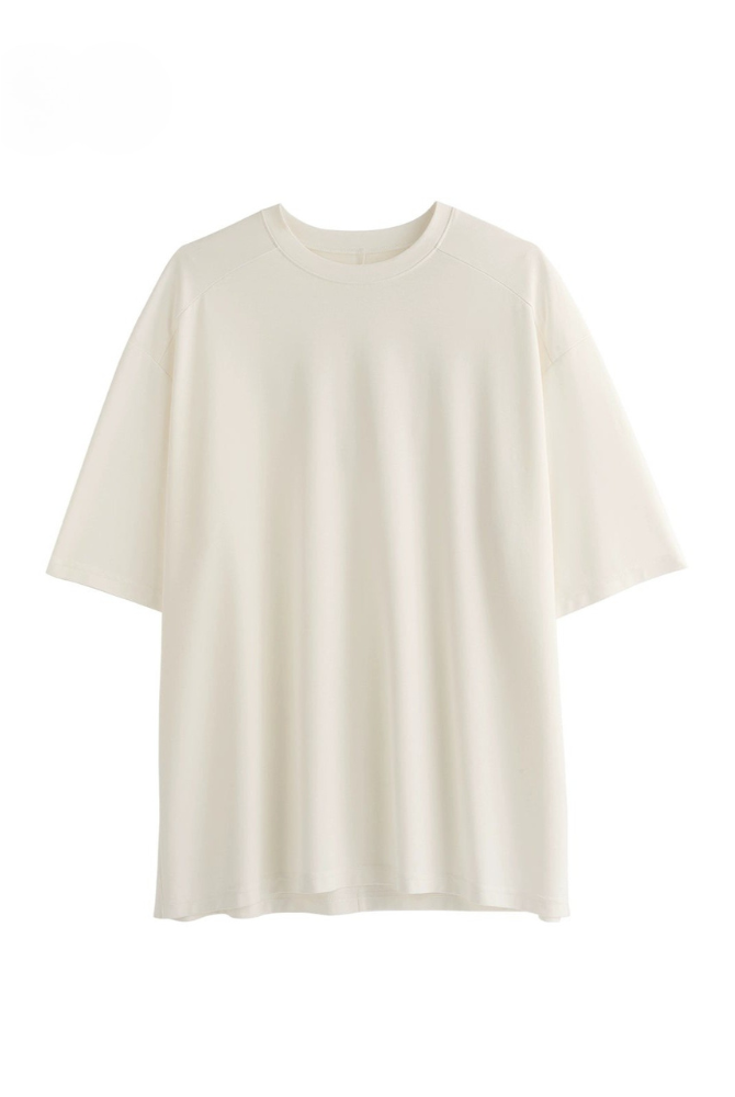 透氣涼爽中袖奢華寬鬆T卹 B4177