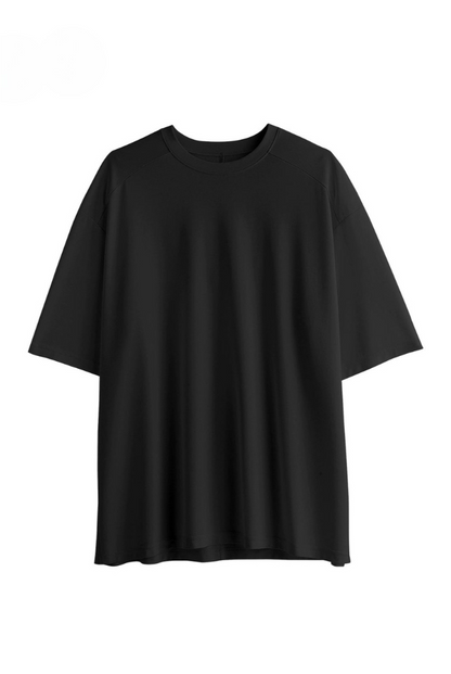 透氣涼爽中袖奢華寬鬆T卹 B4177