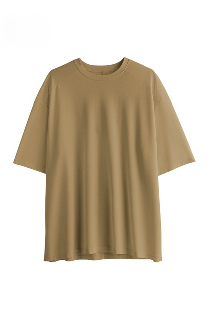 透氣涼爽中袖奢華寬鬆T卹 B4177