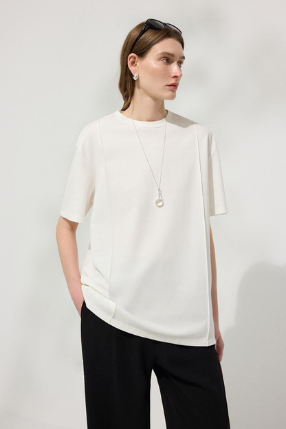 Minimal Loose Drop Shoulder T-Shirt B4743
