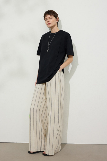Minimal Loose Drop Shoulder T-Shirt B4743