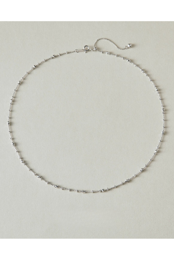 S925白水晶吊墜項鍊 B4188