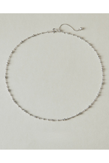 S925白水晶吊墜項鍊 B4188