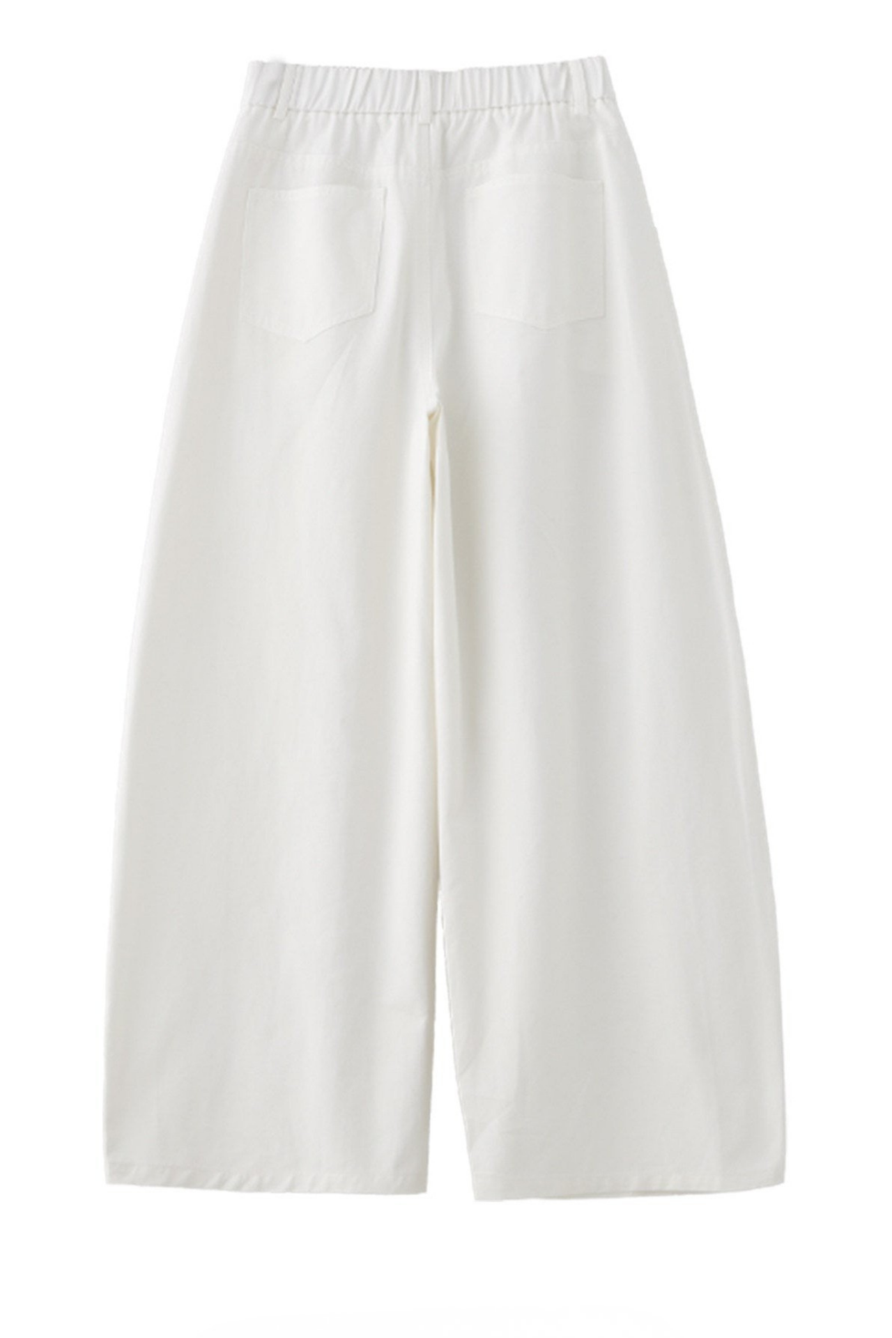 High-end Cotton Minimal Straight Pants B4726
