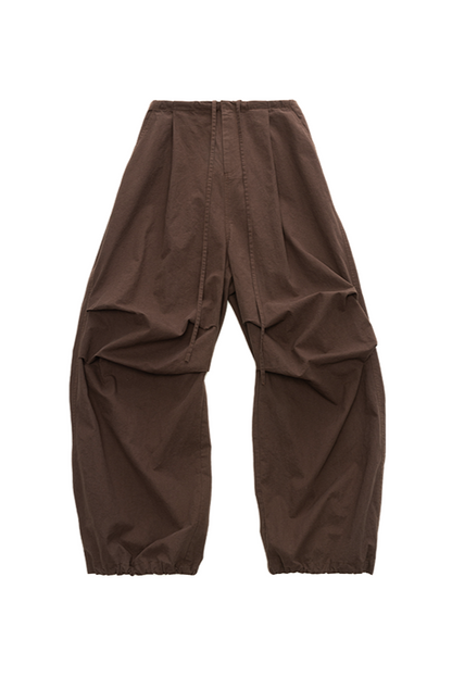 ヴィンテージダメージウオッシュ立体プリーツカーゴパンツ　B3943