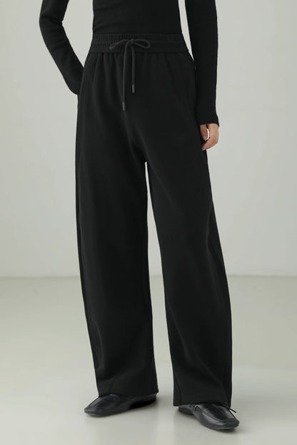 Minimalist Curved Blade Loose Pants B4530