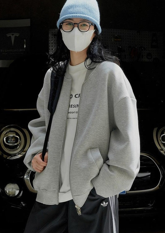 Air layer sweatshirt jacket B2094