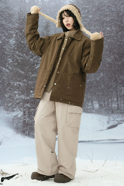 戶外寬鬆羽絨褲 B4428