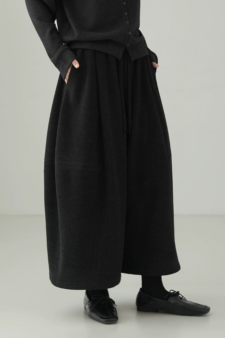 Six-Sweat 寬版七分褲 B4522