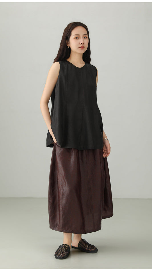 Oriental Jacquard Premium Silk Top B4787