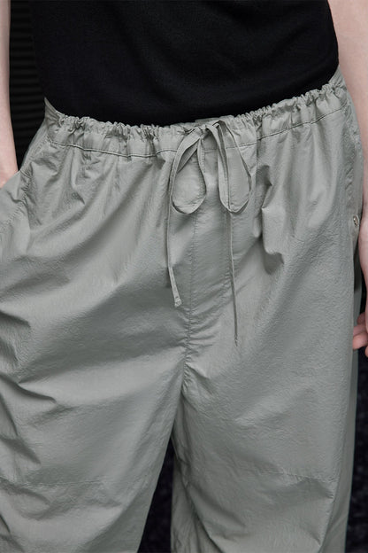 ライトグレーワイドルーズパンツ　B3865