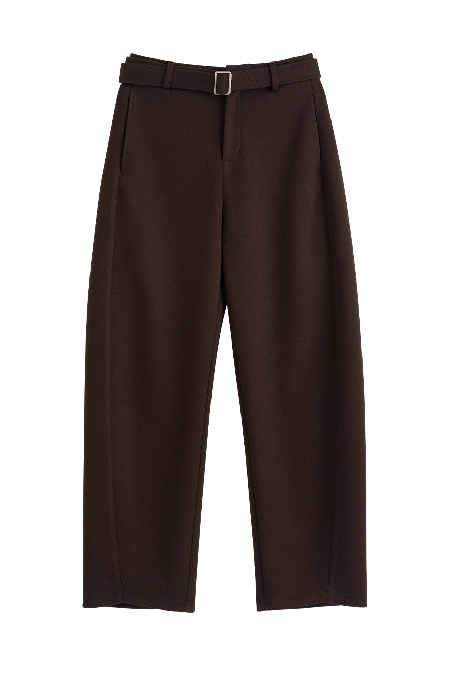 ウオームツイルワイドバナナパンツ　B4493