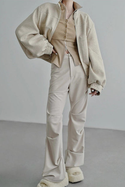 Wide shoulder jacket B4342