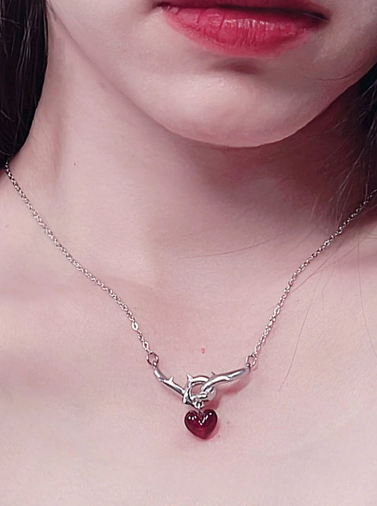 Thorn Love Polygon Necklace B2784