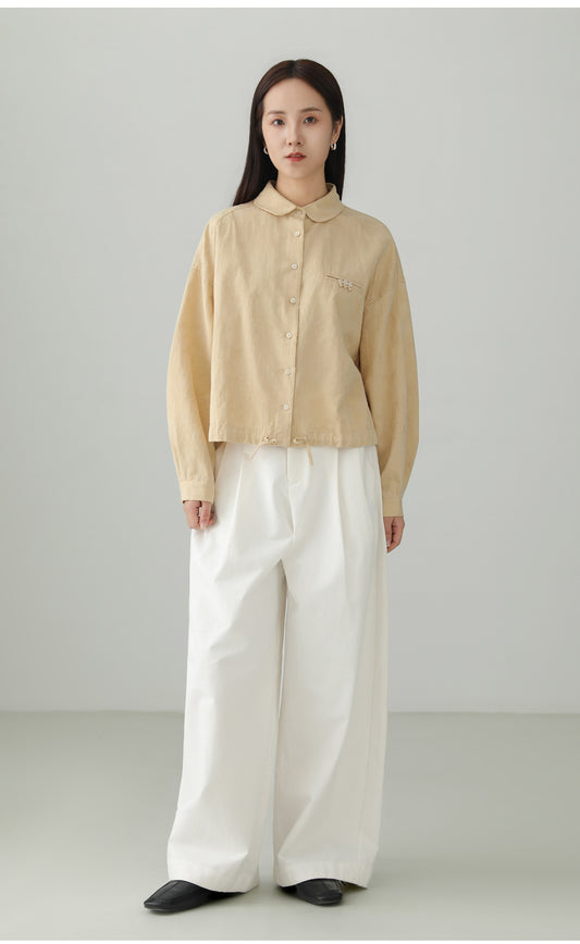 アーティス️ティックジャガードショートシャツ　B4706