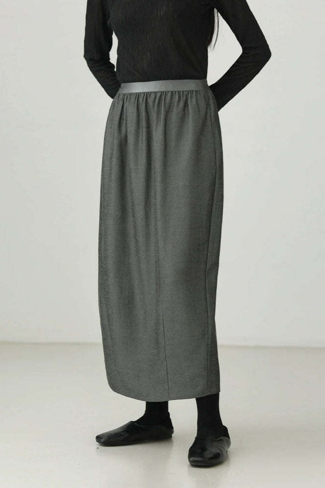 テンセルリネンコクーンランタンスカート　B4268