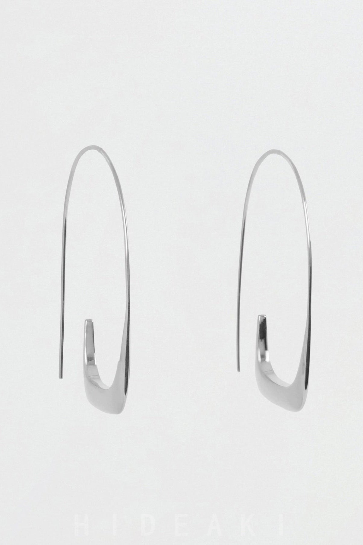 S925 Retro Minimal Grace Hoop Earrings B4130