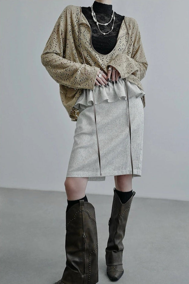 ホールロングスリーブトップス　B4259