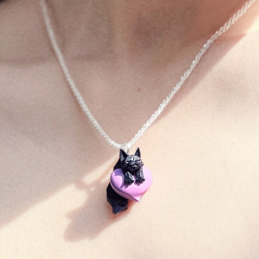 I Love Kitty Necklace B1702