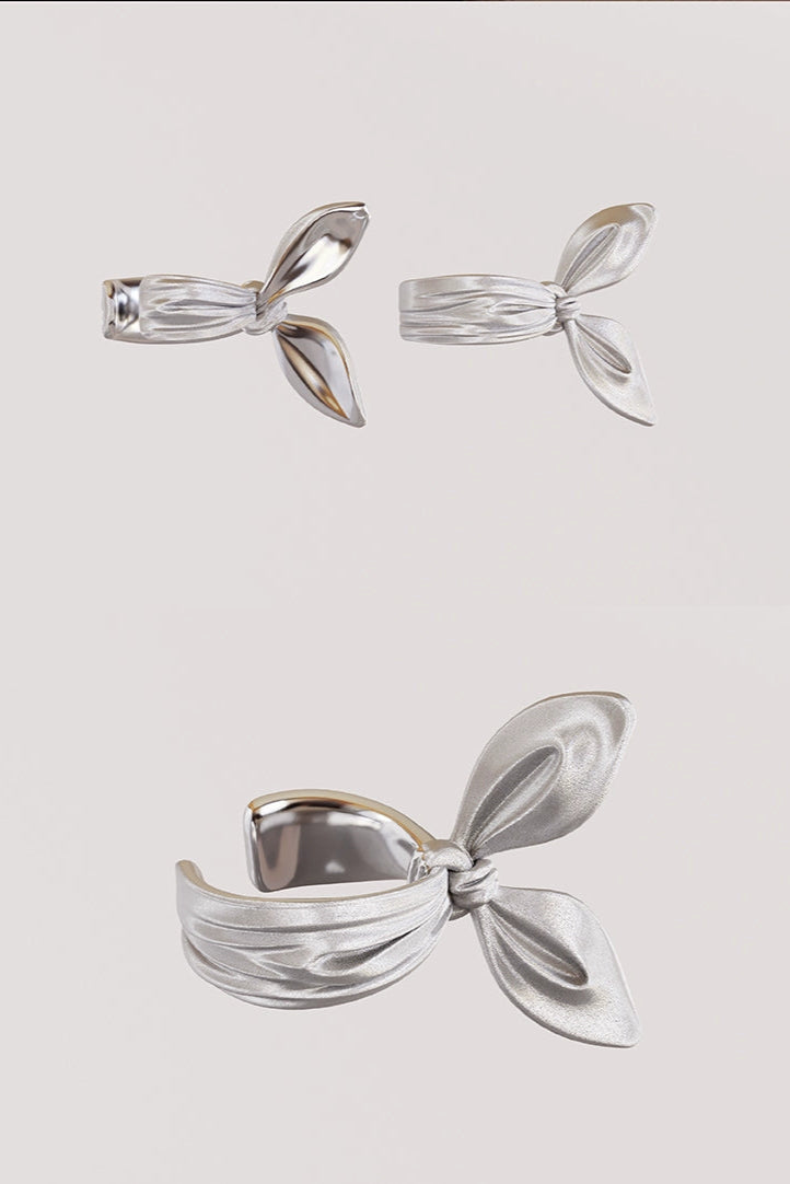 S925シングルノットニッチイヤーカフ（シングル）　B4295