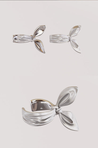 S925シングルノットニッチイヤーカフ（シングル）　B4295