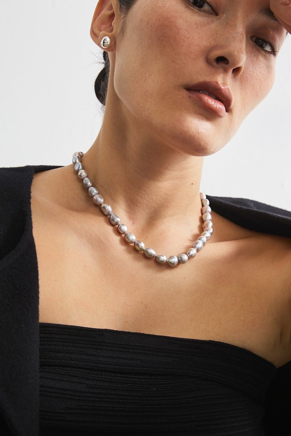 S925 Bubble Classic Stud Earrings B4379