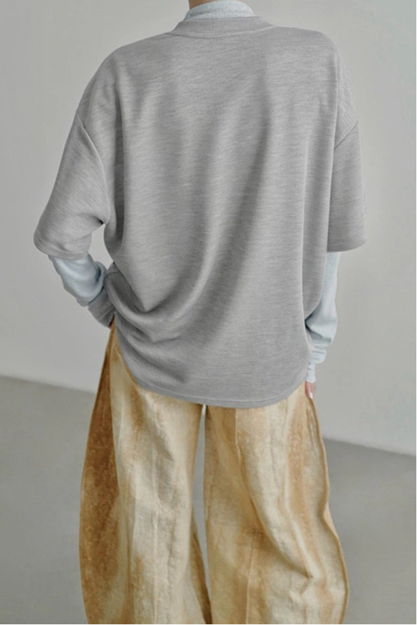 Two-way Big T-shirt B4347