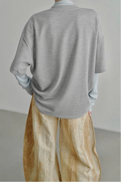 Two-way Big T-shirt B4347