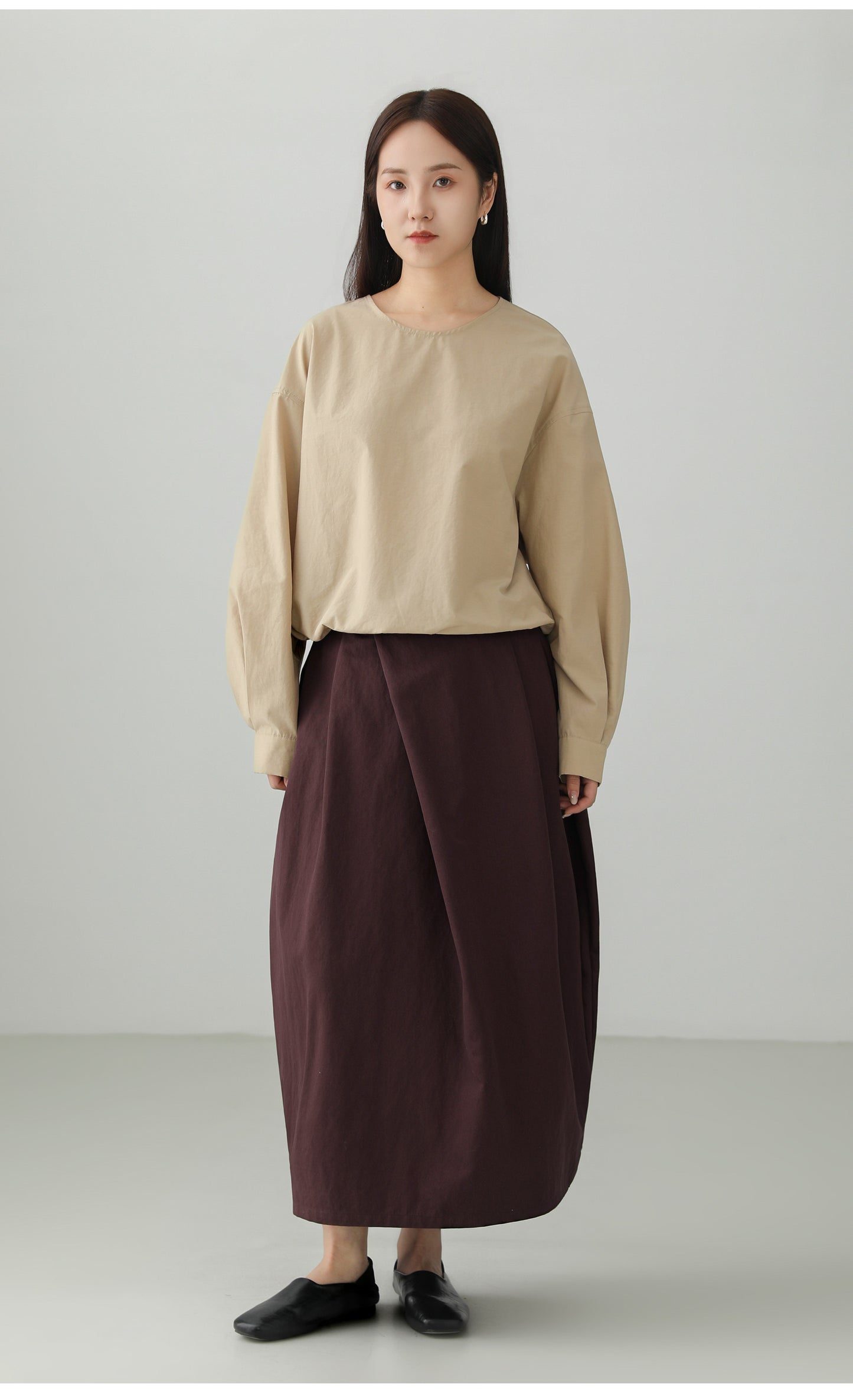 ブロケードコットンバブルスカートハイエンド　B4728