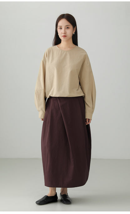 ブロケードコットンバブルスカートハイエンド　B4728