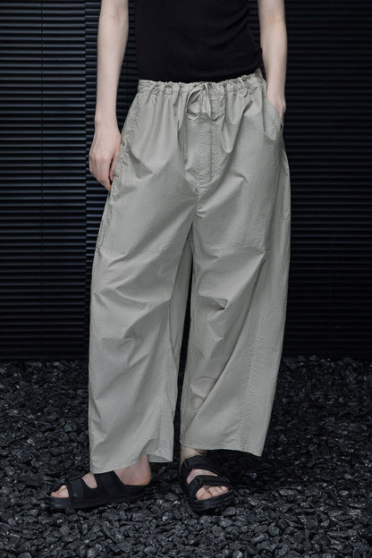 ライトグレーワイドルーズパンツ　B3865