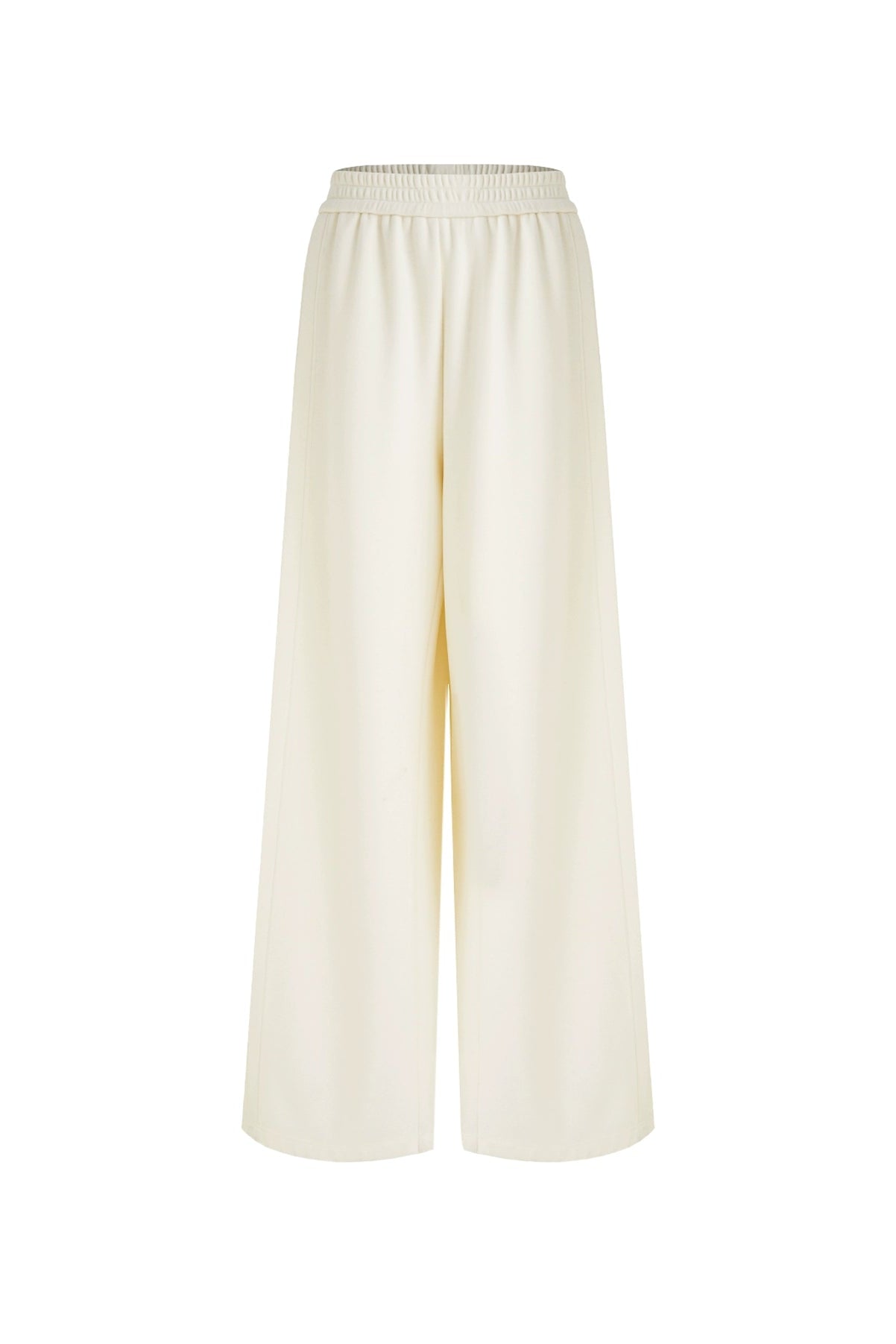 Elastic waist versatile wide pants B4487