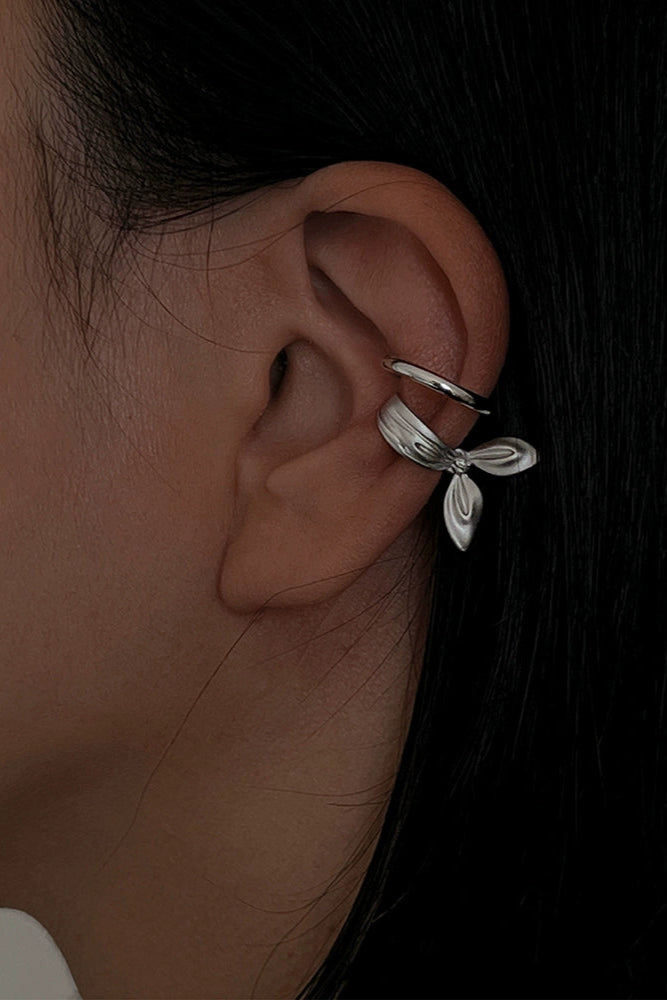 S925シングルノットニッチイヤーカフ（シングル）　B4295