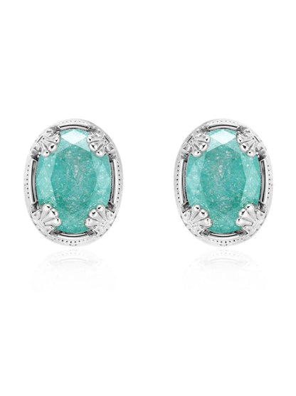 Ice crystal vintage earrings B2686