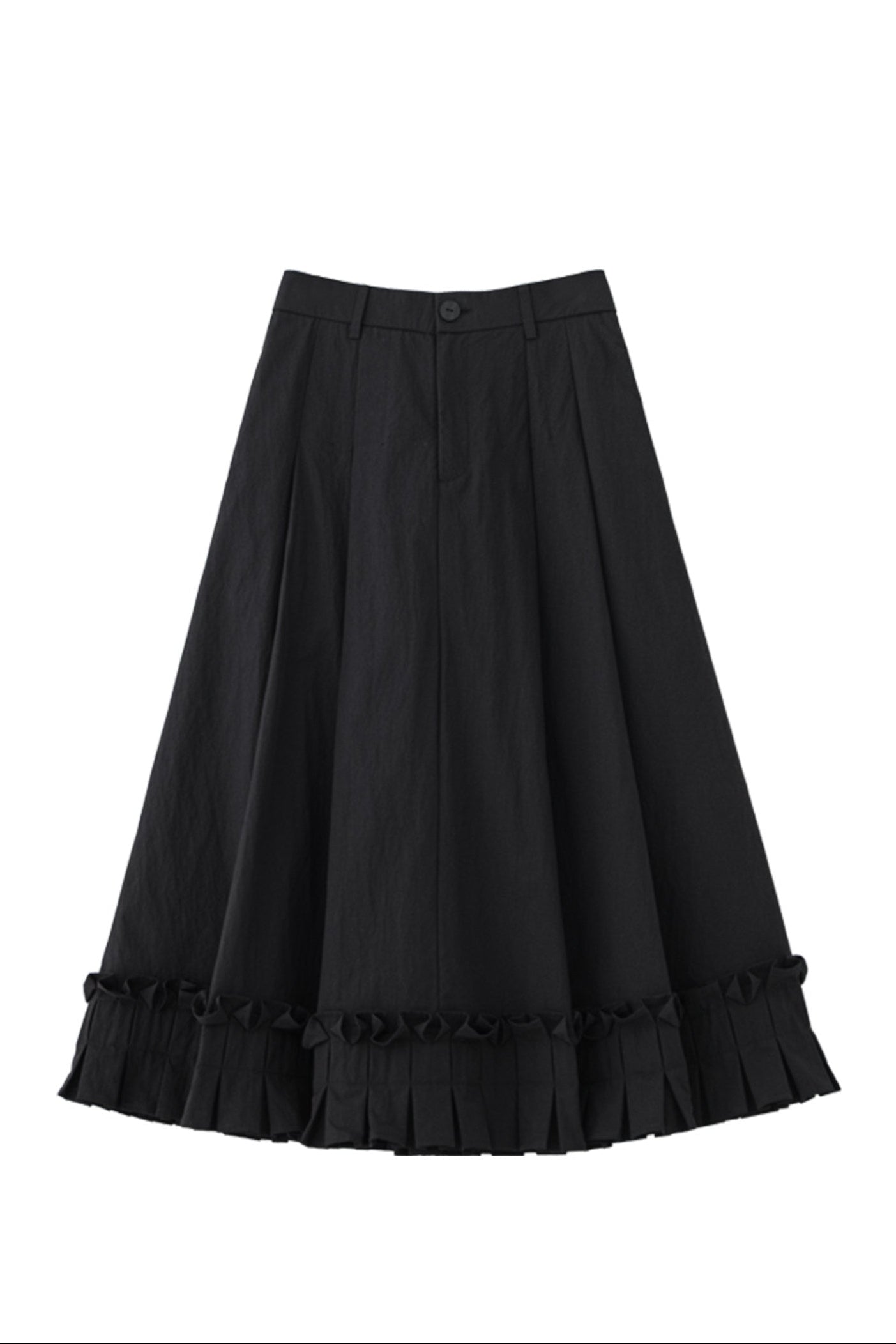 ブロケードコットンプリーツレーススカート　B4730