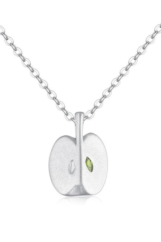 S925 Apple Peaceful Fruit Necklace B3228