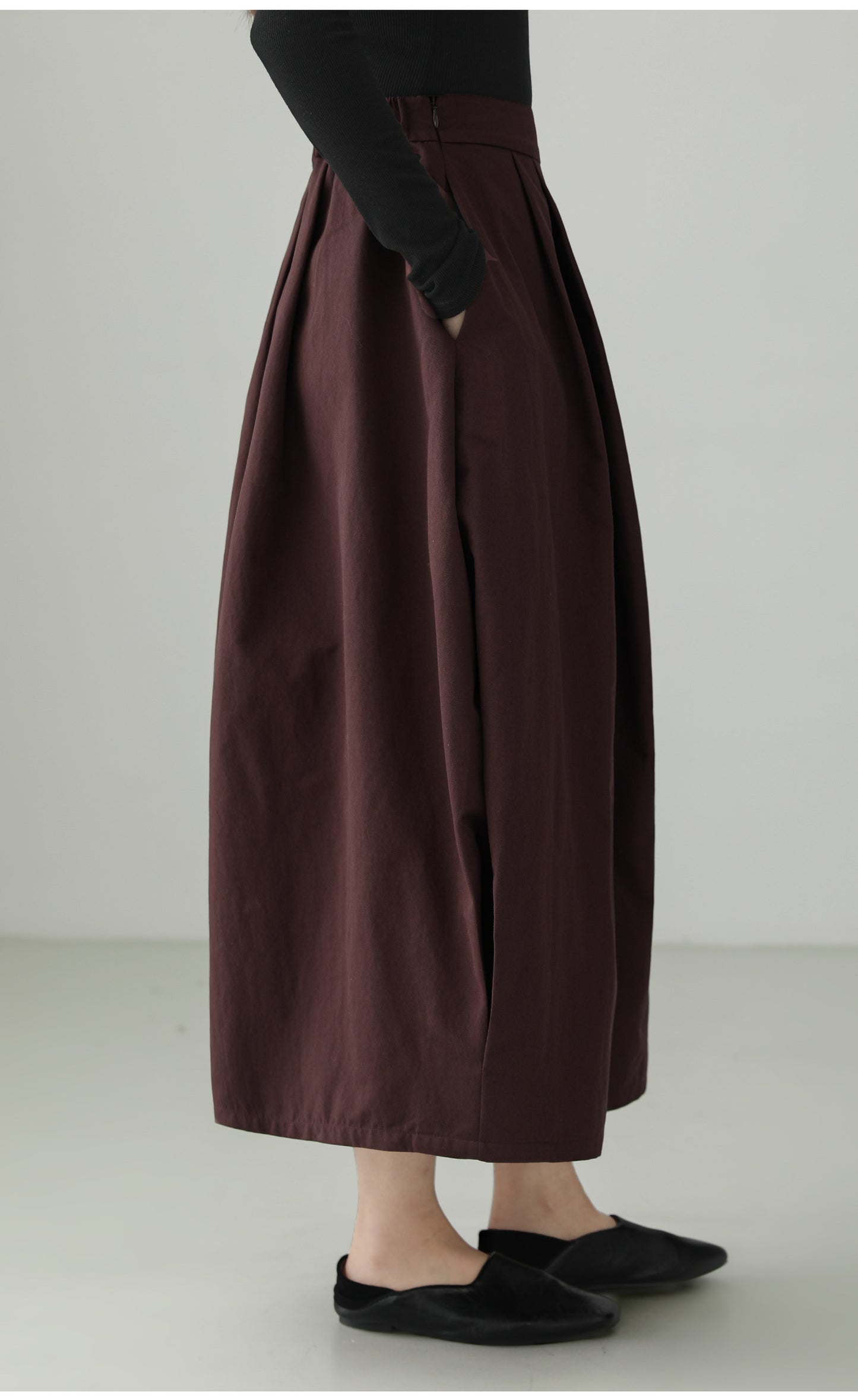 ブロケードコットンバブルスカートハイエンド　B4728